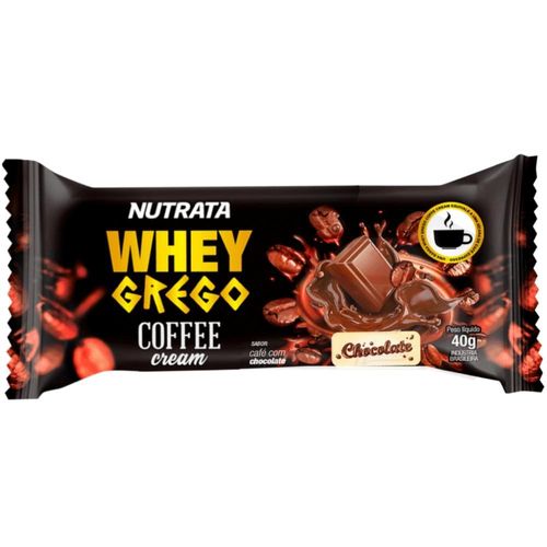 Whey Grego Barra Proteina Bar Coffee Sabor Chocolate 20g