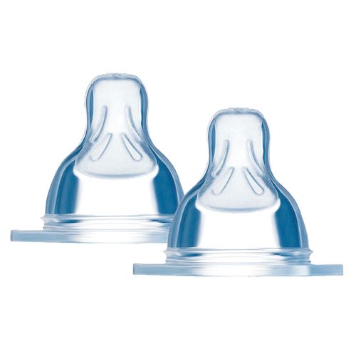 Kit Bico de Mamadeira MAM Ortodôntico de Silicone com 2 Unidades