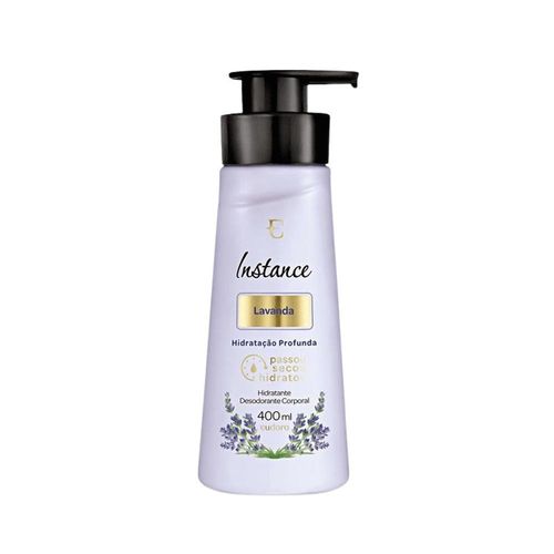 Eudora Loção Hidratante Corporal Instance Lavanda 400ml