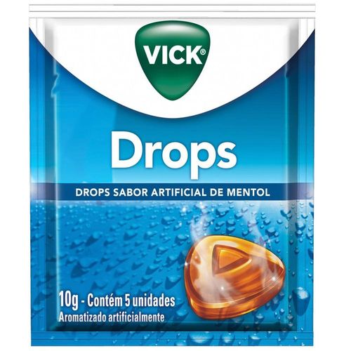 Pastilhas Vick Sabor Mentol com 24 Unidades com 5 Pastilhas