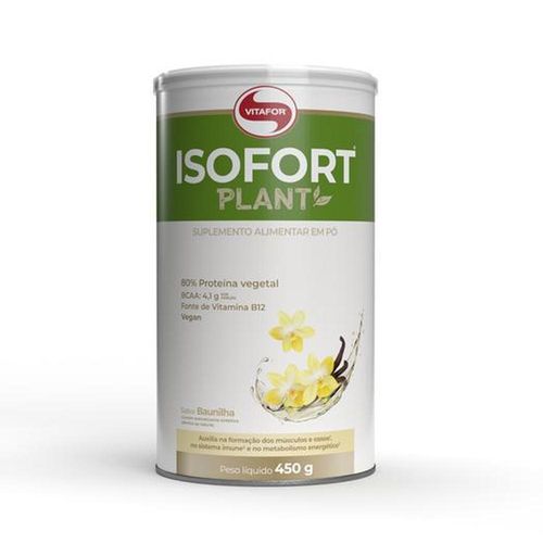 Isofort Plant Pó Baunilha 450g