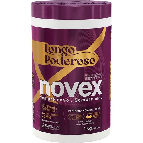Novex Creme Tratamento Capilar Longo Poderoso 1kg