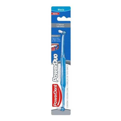 Powerduo Escova Dental 2 Tufos Sensitive 920 Ultra Macia com 1 Unidade