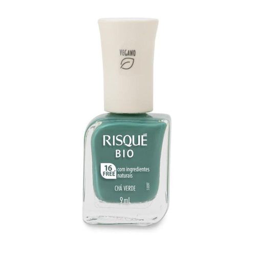 Esmalte Risqué Bio Verde Cremoso Chá Verde 9ml
