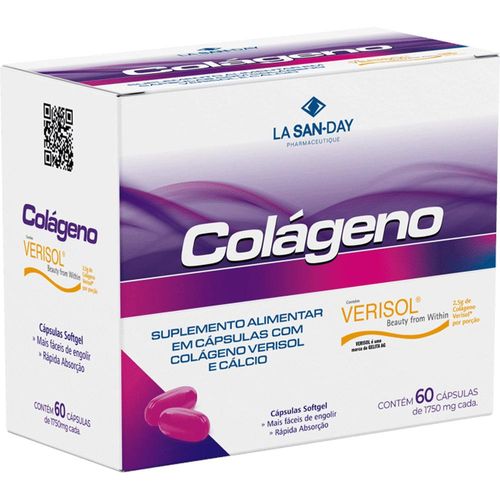 Colágeno Verisol La San-Day com 60 Cápsulas