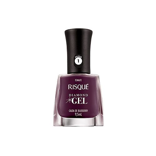 Esmalte Risqué Diamond Gel Calda De Blueberry 9,5ml