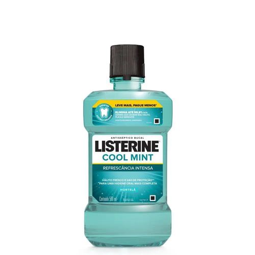 Antisséptico Bucal Listerine Cool Mint Refrescância Intensa 500ml