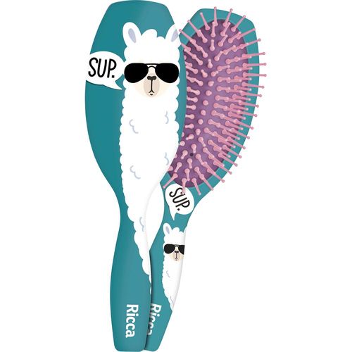 Escova para Cabelo Nº 2431 Sup Oval Lhama Ricca com 1 Unidade
