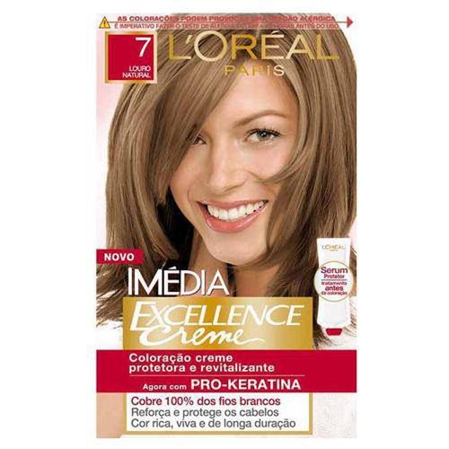 Imedia Kit Promo Tintura Creme 7 Louro Natural + Condicionador Arginina com 1 Unidade