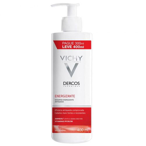 Shampoo Antiqueda Vichy Dercos Energizante Pague 300ml e Leve 400ml