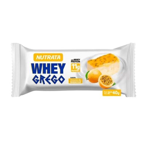Whey Grego Bar Sabor Mousse De Maracujá 40g