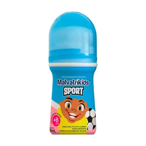 Desodorante Roll-On Infantil Malvatrikids Sport 65ml