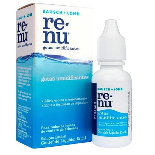 Renu Gotas Umidificantes Solução Oftálmica Estéril 15ml