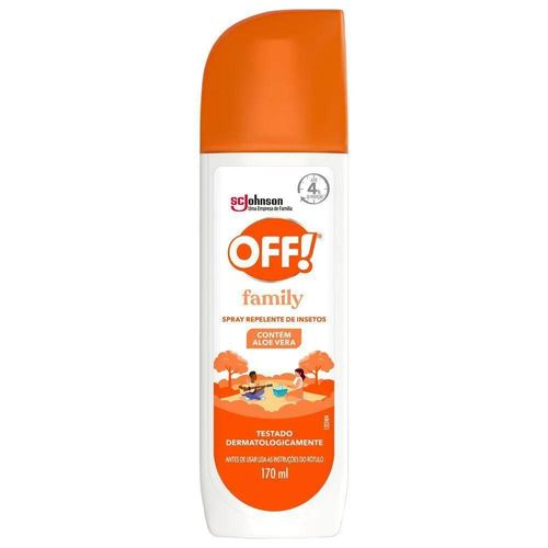 Repelente De Insetos Spray Off! Family 170ml
