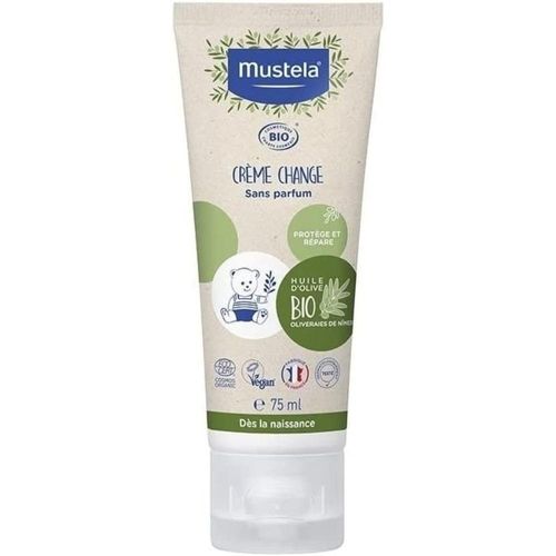 Creme Preventivo De Assaduras Mustela Bio Orgânico Infantil sem Perfume Mustela 75ml