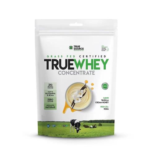 True Whey Pó Concentrate Vanilha Cream Honey 900g