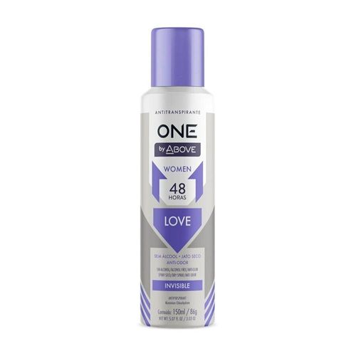 Desodorante Aerossol Feminino One by Love Above 150ml