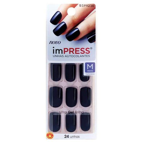 Unhas Autocolantes All Fired Up Média Impress com 24 Unidades