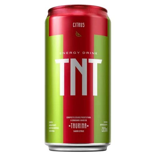 Pack Energéticos TNT Energy Drink Citrus com 4 Unidades com 269ml