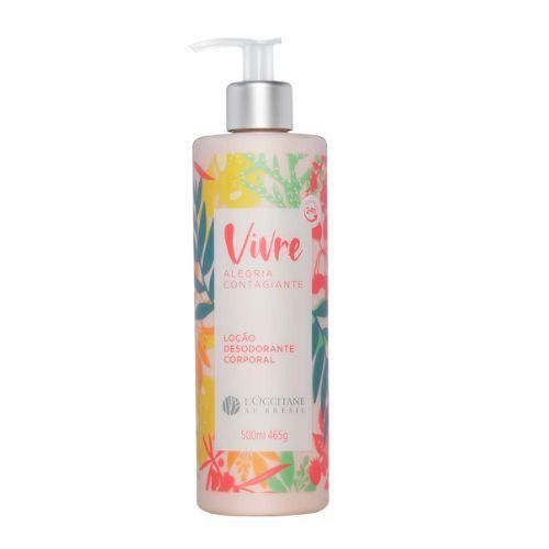 L'Occitane Loção Desodorante Corporal Vivre Alegria Contagiante 500ml