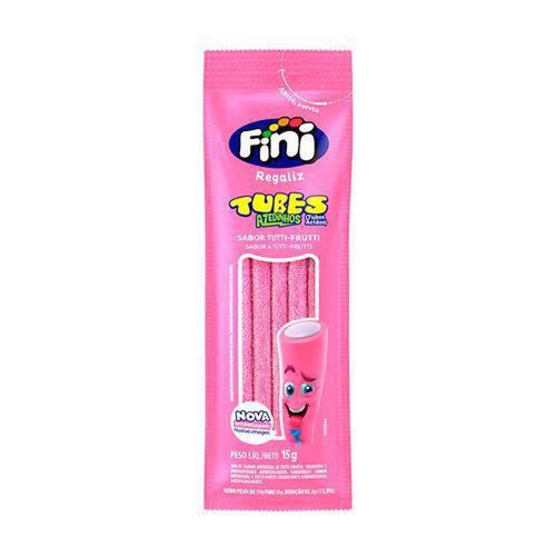 Fini Gelatinas Bala Tubes Tutti-Frutti 17g