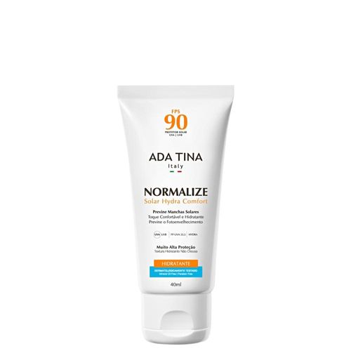 Protetor Solar Hidratante Normalize Hydra Comfort FPS 90 Ada Tina Italy 40ml