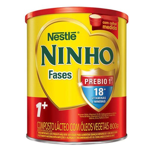 Ninho Fases 1+ Leite em pó Prebio 800g
