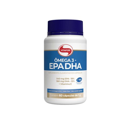 Ômega 3 EPA-DHA Vitafor com 60 Cápsulas