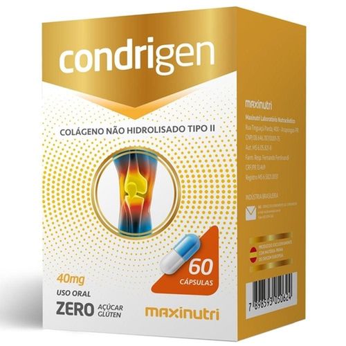 Colágeno Tipo II Condrigen 60 Cápsulas