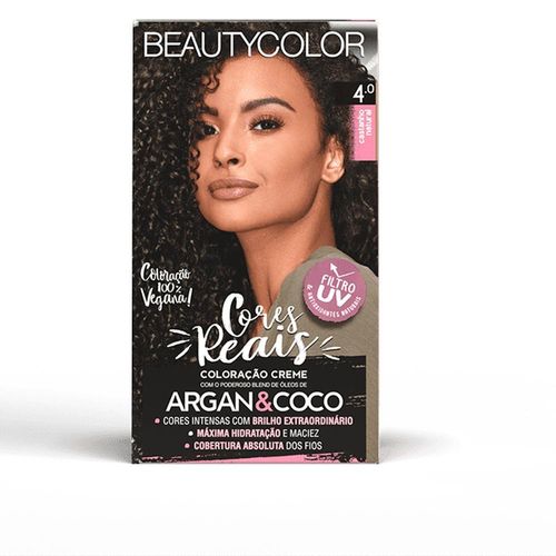 Tintura Creme Beauty Color Nº 4.0 Castanho Natural com 1 Unidade