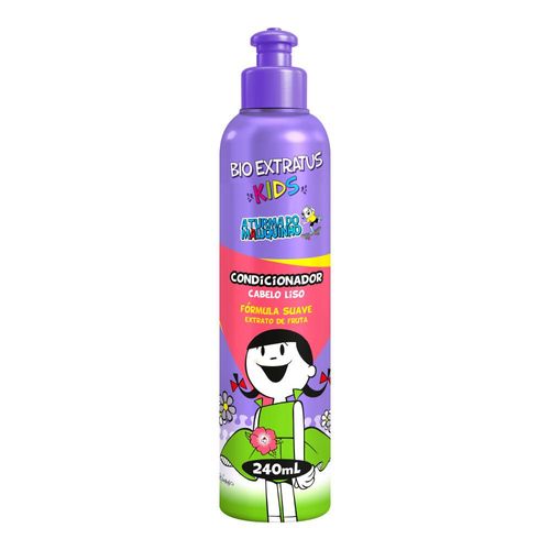 Condicionador Infantil Bio Extratus Kids Turma do Maluquinho Cabelo Liso 250ml