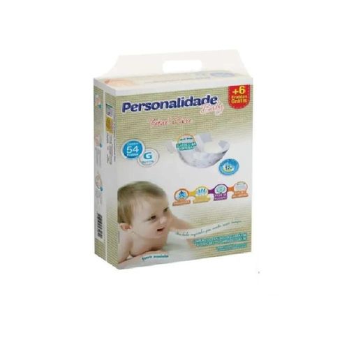 Fralda Descartável Personalidade Baby G Pague 48 e Leve 54 Unidades
