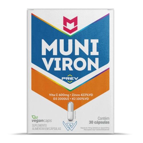 Suplemento Alimentar Muniviron Prev com 30 Cápsulas