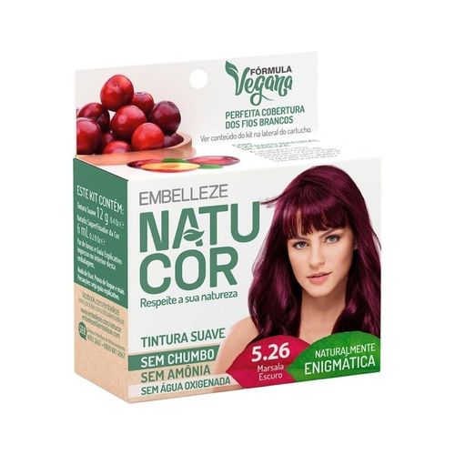 Tintura Natucor Nº 5.26 Marsala Escuro com 1 Unidade