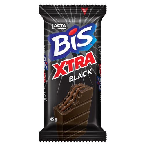 Display com Chocolates Bis Xtra Black com 24 Unidades com 45g