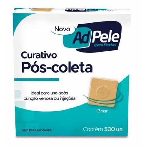 Missner Curativos Pos Coleta Adpele com 500 Unidades