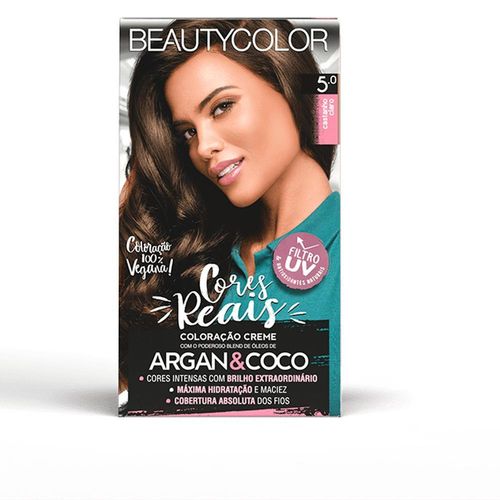 Tintura Creme Beauty Color Nº 5.0 Castanho Claro com 1 Unidade