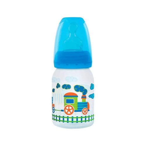 Mamadeira Lillo Divertida Ortodôntica Silicone Azul 120ml