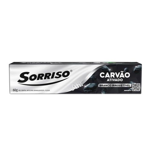 Gel Dental Sorriso com Carvão Ativado 60g