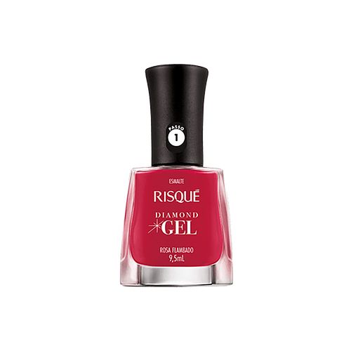 Esmalte Risqué Diamond Gel Rosa Flambado 9,5ml
