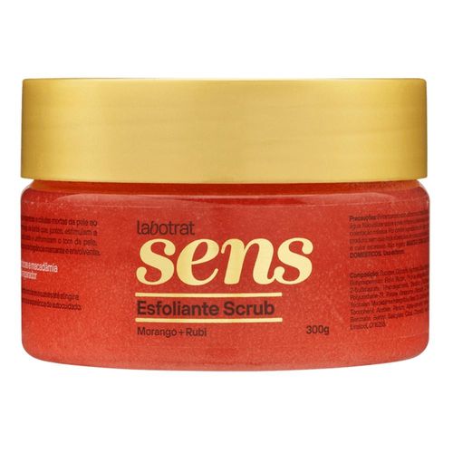 Esfoliante Labotrat Sens Scrub Morango e Rubi 300g