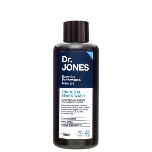 Dr Jones Shampoo para Barba Charcoal Beard Wash 140ml
