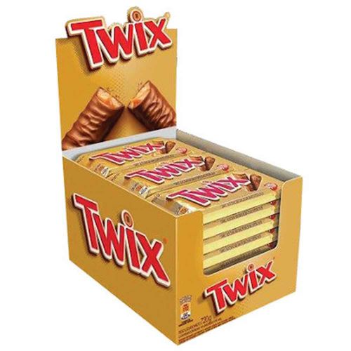 Twix Chocolate Duplo com 18 Unidades com 40g