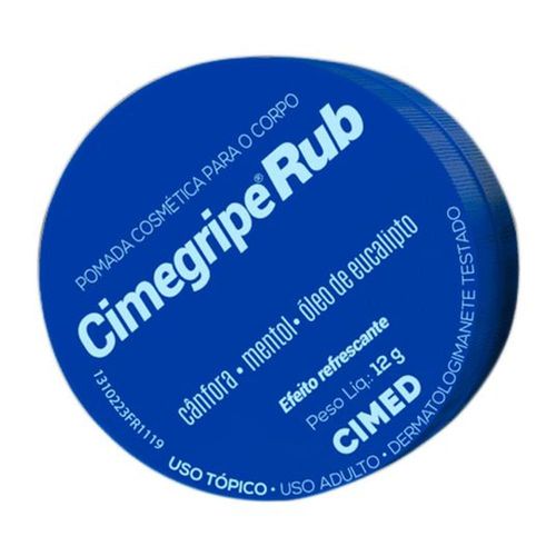 Cimegripe Rub Pomada de Uso Dermatológico com 12 Frascos com 12g