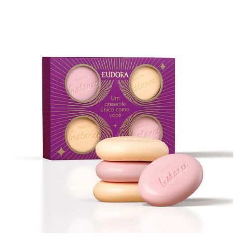 Kit Estojo Sabonetes em Isntance Sortidos com 4 Unidades com 85g