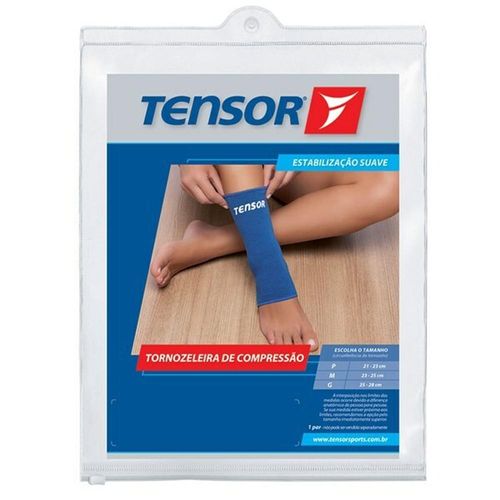 Tensor de Compress Tornozeleira Preta Tamanho M com 1 Unidade