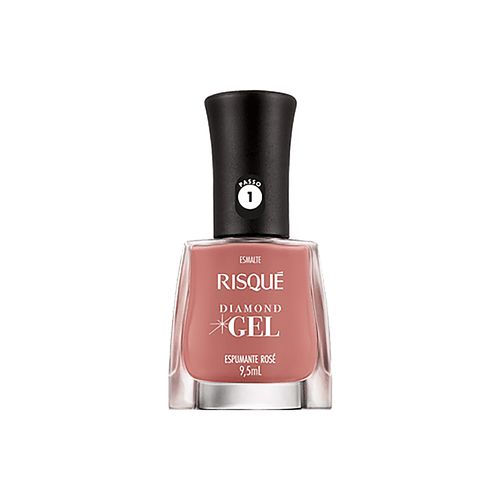 Esmalte Risqué Diamond Gel Espumante Rosé 8ml