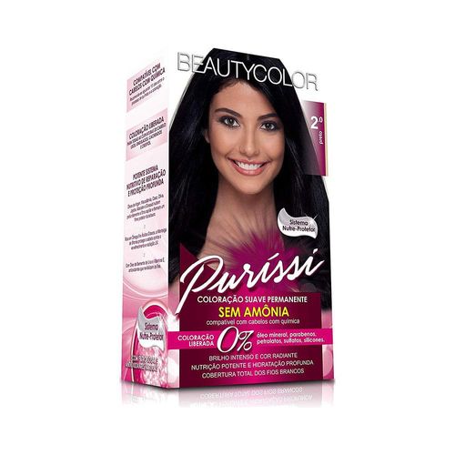 Tintura Beautycolor Puríssimo N°2.0 Preto com 1 Unidade