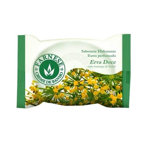 Sabonete Hidratante em Barra Erva Doce Farnese 85g