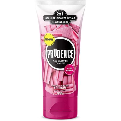 Gel Lubrificante Prudence Sabor Chiclete 100g
